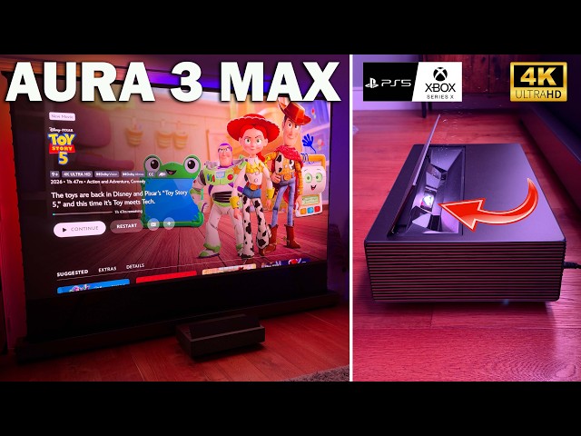 I’ve Never Seen a Projector Like THIS Before! XGIMI AURA 3 Max