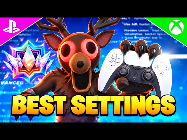*NEW* Best Controller Settings + Sensitivity For Fortnite Chapter 7! (PS4/PS5/XBOX/PC)