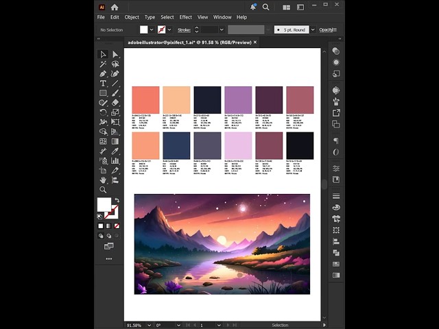 Adobe illustrator 2027 - How to Create a Color Pallete from Any Images