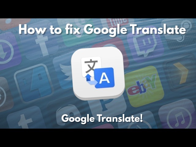 How to fix Google Translate on iOS 6!
