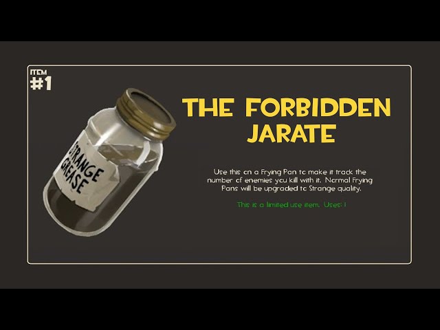 obtaining the forbidden Jarate