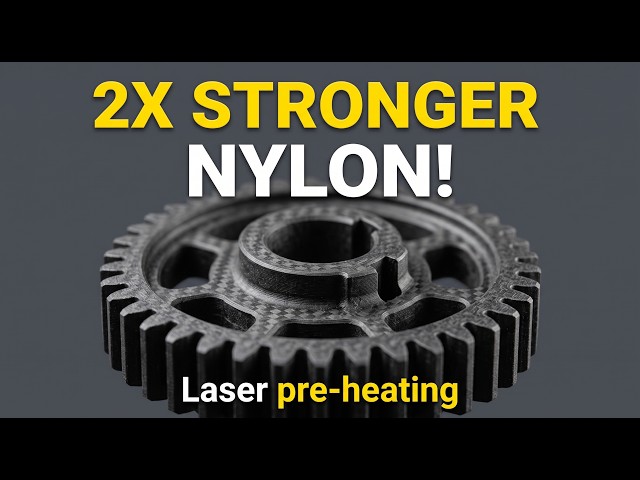 Stronger Nylon 3D Parts with Laser 3D Printer