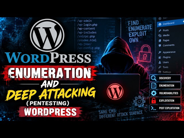 WordPress Enumeration & Deep Attacking | Complete WordPress Pentesting Tutorial #wordpress