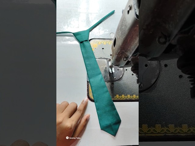 very easy tie sewing tutorial for beginners @Sewingtales #diy #sew #tailoring #viral #hacks #tie