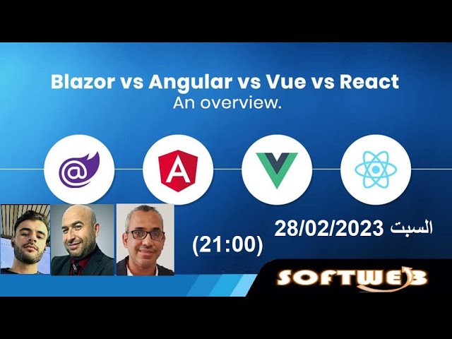 #Angular #React #Vue #Blazor  (1)