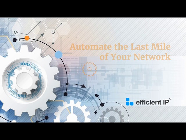 Accelerate Service Deployment by Automating the Last Mile with DDI