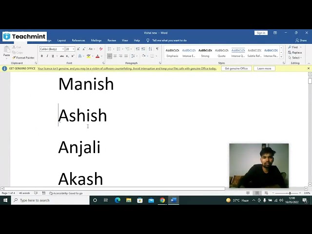 MS Word Advance Level 6 by Vishal Sir