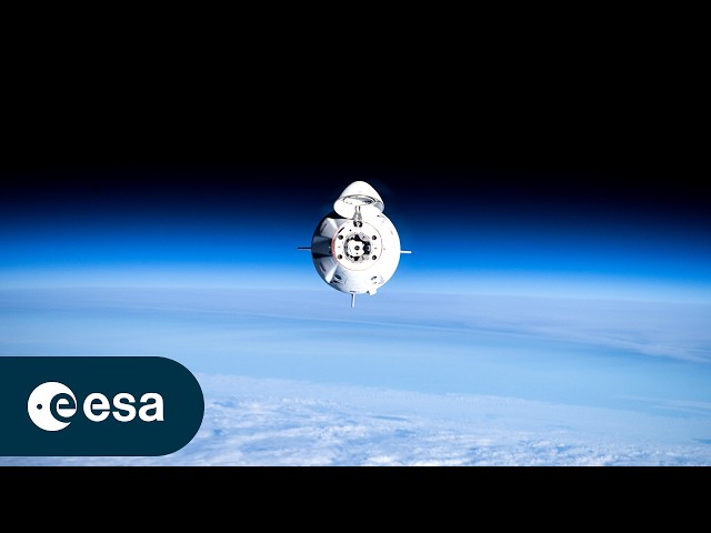 Crew-12 Undocking with Sophie Adenot | εpsilon mission (Official broadcast)