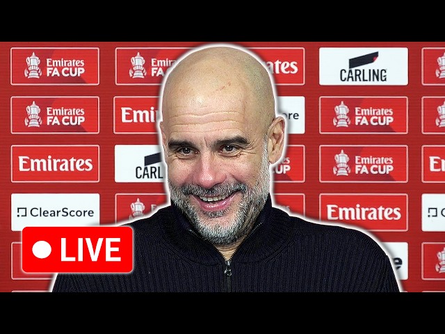 🔴 LIVE | Pep Guardiola post-match press conference | Manchester City 2-0 Salford City | FA Cup