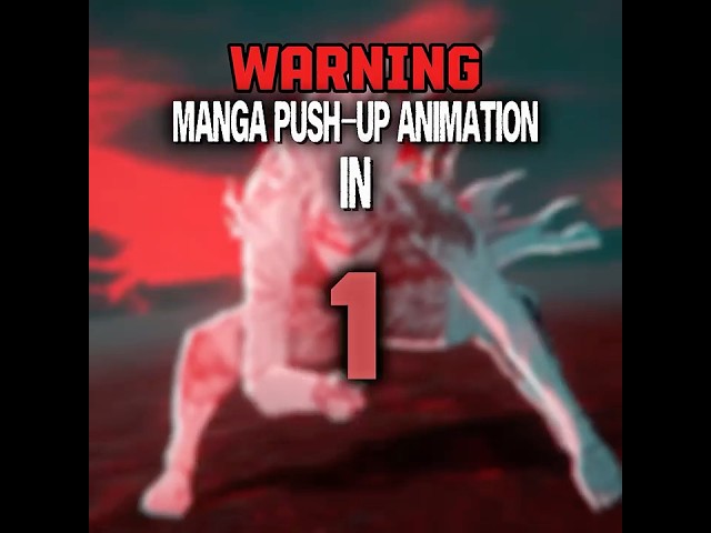 Peak Manga Push-Up Animation | Tutorial on My Yt Channel #mangaanimation #mangaedit #dandadan #edit