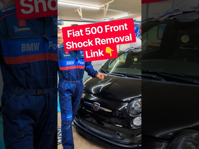Link👉 FIAT 500⚒️ Front Shock Removal 👉#fiat #fiat500 #fiatabarth #abarth #easy #fix #help #shock