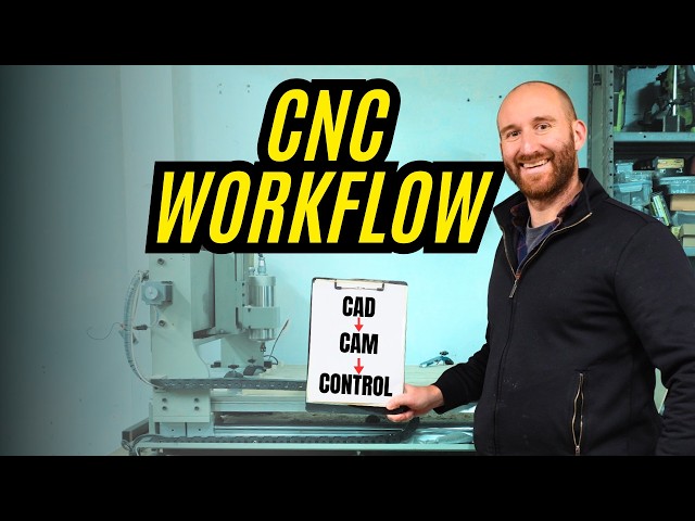 CNC Workflow for Beginners: Start Here (CAD → CAM → CONTROL)