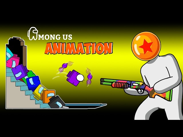 [어몽어스 Among Us] Survival Mode: Meccha Chameleon Maze Mayhem but All Blox - AMONG US FUNNY ANIMATION