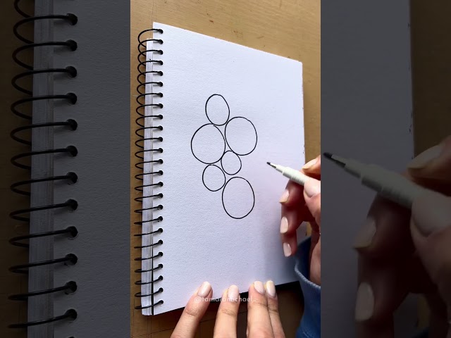 Calm your anxious thoughts #mindfulness #doodleart #arttutorial #drawing #dopamine #stressrelief