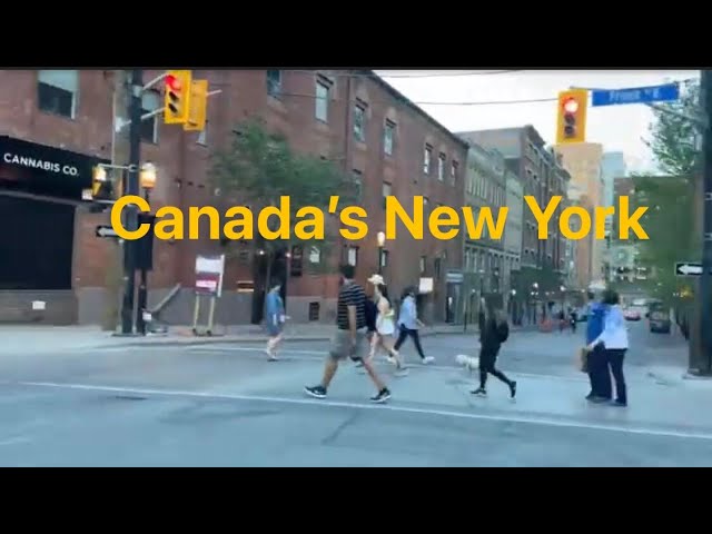 Canada’s biggest city Toronto Downtown  | Drive and Walking Tour #TorontoDowntown #Ontario #Canada
