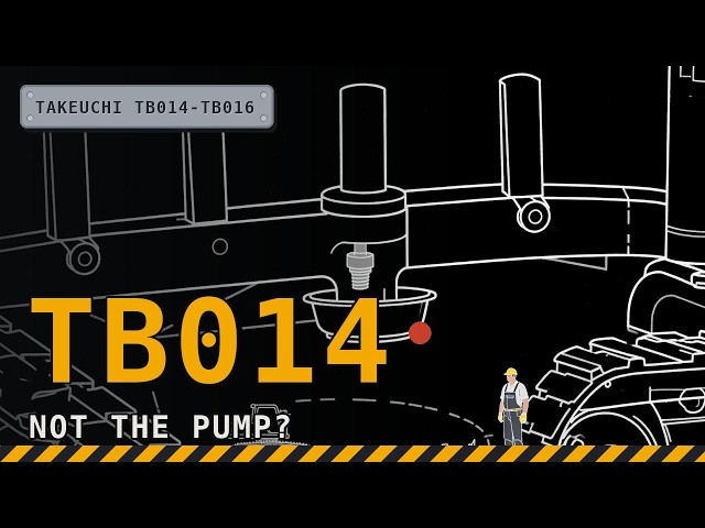 Why Your Takeuchi TB014-TB016 Fault Usually Isn't the Part That Failed