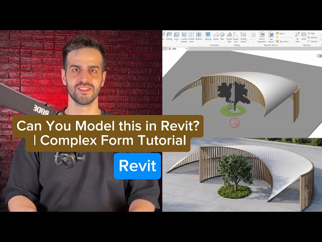 How to Model This Complex Form in Revit | Step-by-Step Tutorial