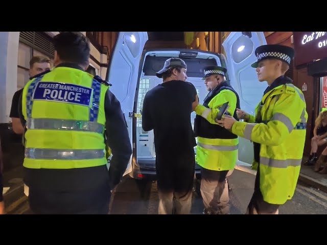 Manchester Nightlife: Police Chase & Chaos 😳