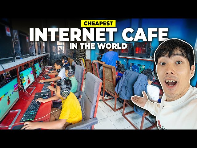 I Went to the World's CHEAPEST Internet Cafe ($0.19/hr)