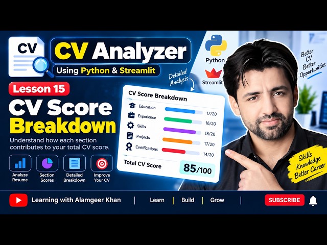 Video 15  CV Analyzer Breakdown CV Score