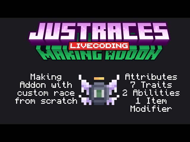 Making Addon for the JustRaces to showcase it | LiveCoding