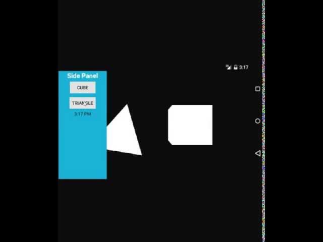 Android OpenGL Fragment Example