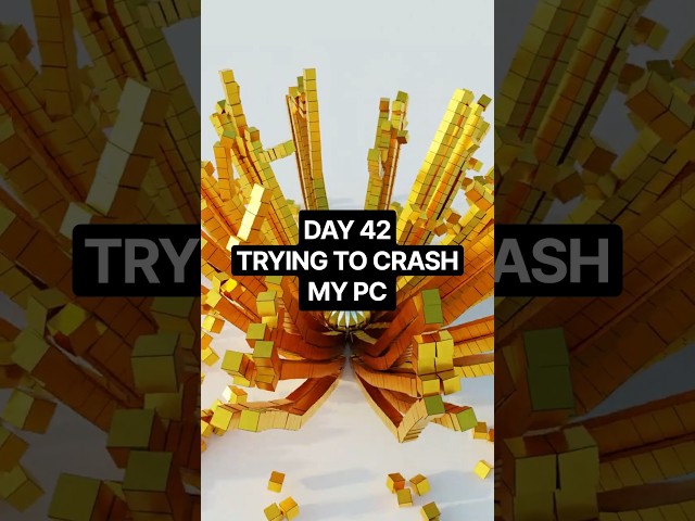 Can you help me crash my pc? #physics #simulation #shorts