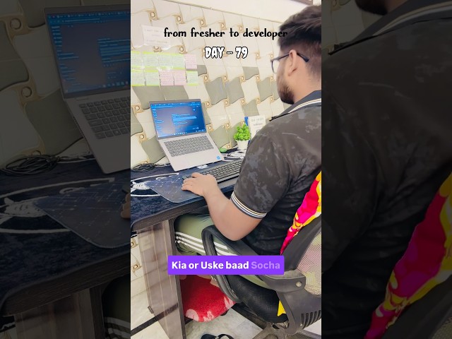 Day-79 from fresher to developer #webdevelopment #coding #dsa #job #freshers #journey