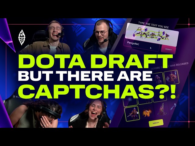 Build the Perfect Dota Draft… But There Are Captchas 🧩 | BLAST SLAM VII