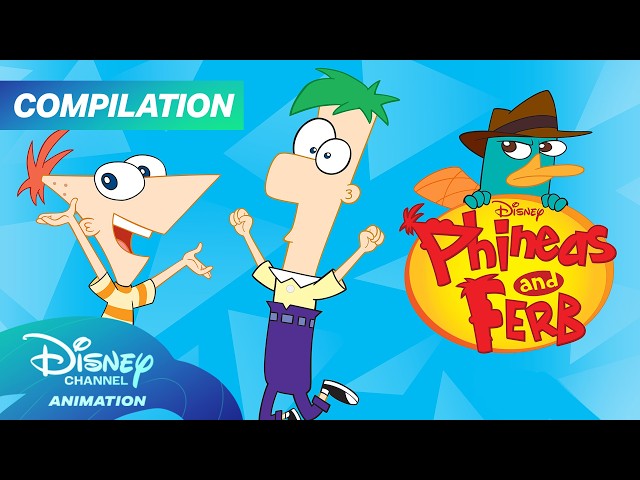 Phineas and Ferb Season 1 Full Episodes Compilation! ☀️🎢 | 10 Hours | Disney Channel