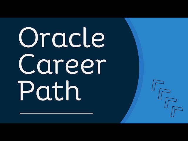 Oracle Career Path | Oracle Certification Steps