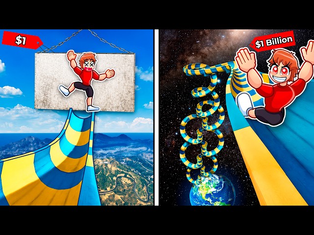 $1 Vs $1,000,000 Waterslide in GTA 5!