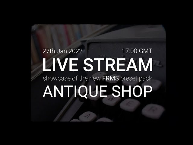 FRMS 'Antique Shop' - Live Listening Party + Giveaways!