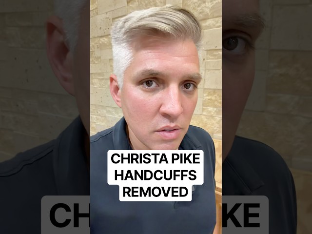 Christa Pike handcuffs removed.