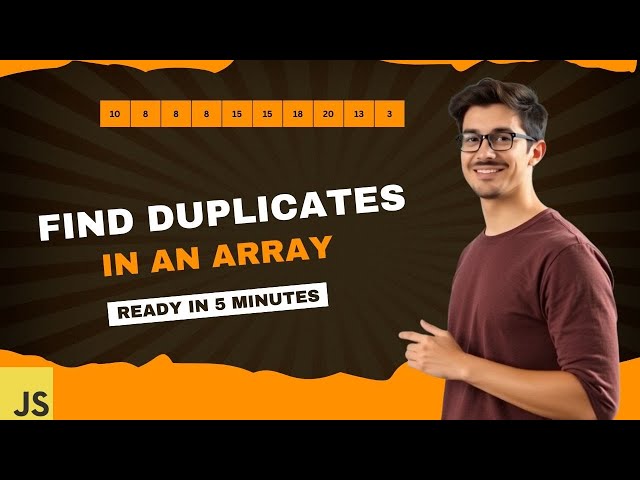 Find Duplicates in an Array