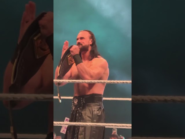 The Champ is Home 🏴 #wwe #drewmcintyre