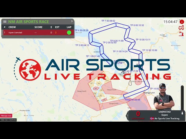 NEW AIR NAVIATION RACE (NORSK) - Air Sports Live Tracking