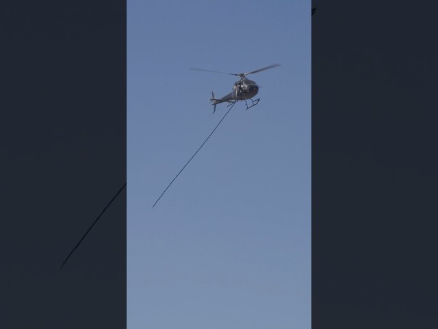 Renting A Helicopter To Settle A Physics Debate