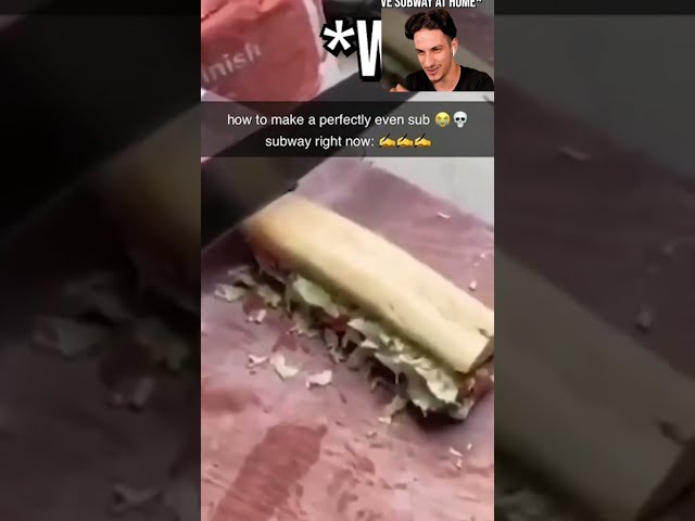 How To Make An Even Sandwich Life Hack🥪  #shorts