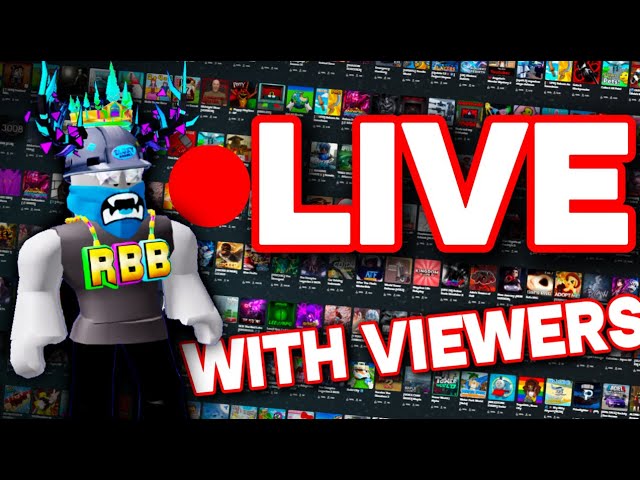 🔴 Roblox LIVE With VIEWERS - Chat Picks The Game