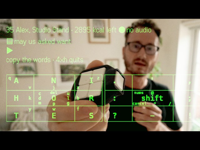 Entering text with 5 keys on the smart glasses system that changed my life.