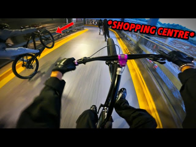GoPro POV Wheelies Through Shopping Centre *I GOT HIT*