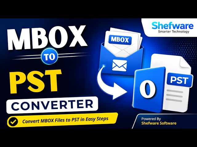 MBOX to PST Converter | Convert MBOX Files to Outlook PST Without Data Loss