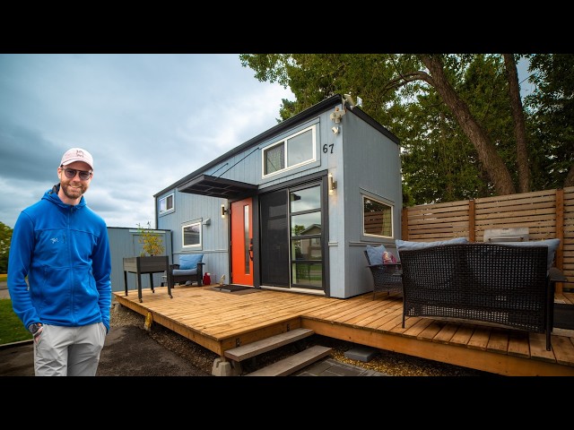 6'5" Man's Dream DIY Tiny House (only Legal Home on Wheels in Calgary!)
