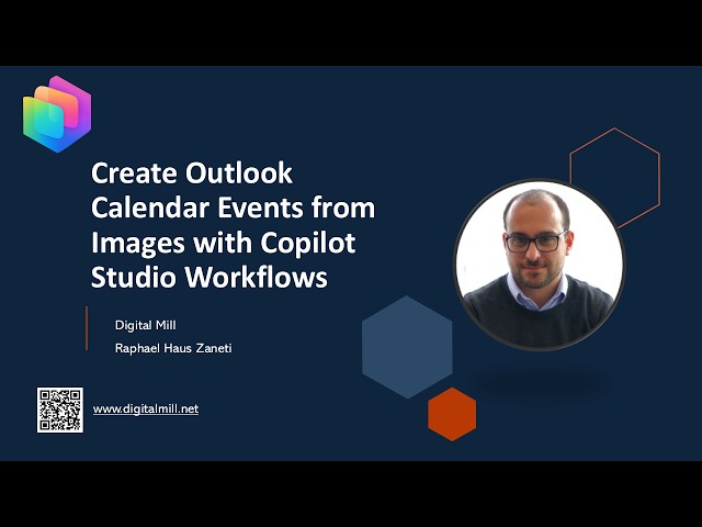 Create Outlook Calendar Events from Images with Copilot Studio Workflows