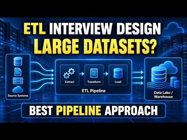 ETL Interview Guide: Mastering large scale data project | ETL projects with petabytes