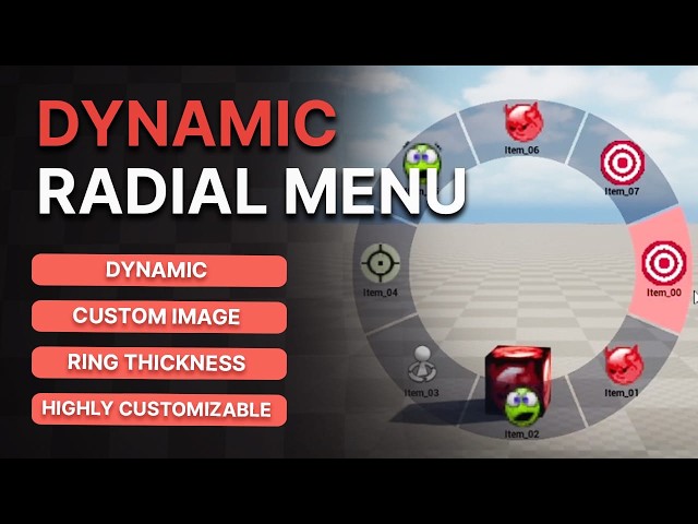 Dynamic Radial Menu Wheel - Unreal Engine Tutorial