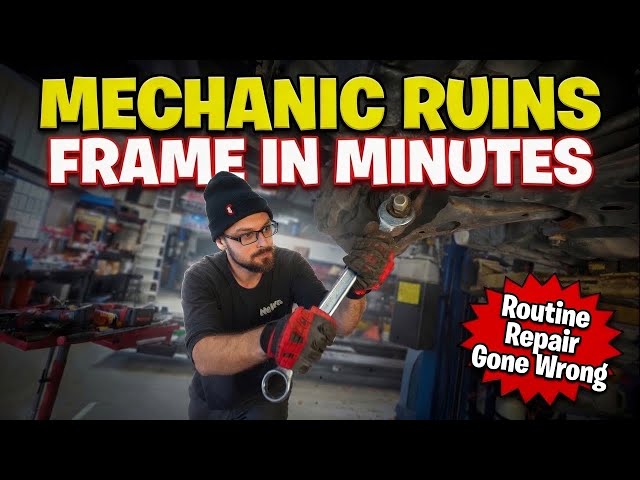 Mechanic Destroys Customers FRAME! Control Arms Gone WRONG! 