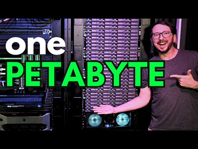 INSANE AI Home Datacenter Storage (1 PB runs @ 17GB/s!)