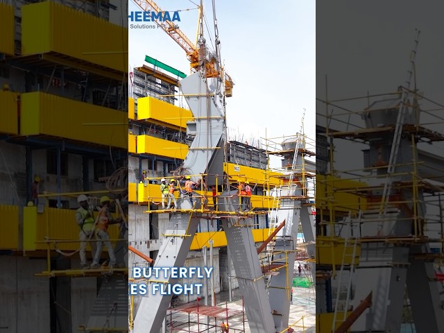 28 MT Butterfly Node Erection | GAD Tower, Amaravati